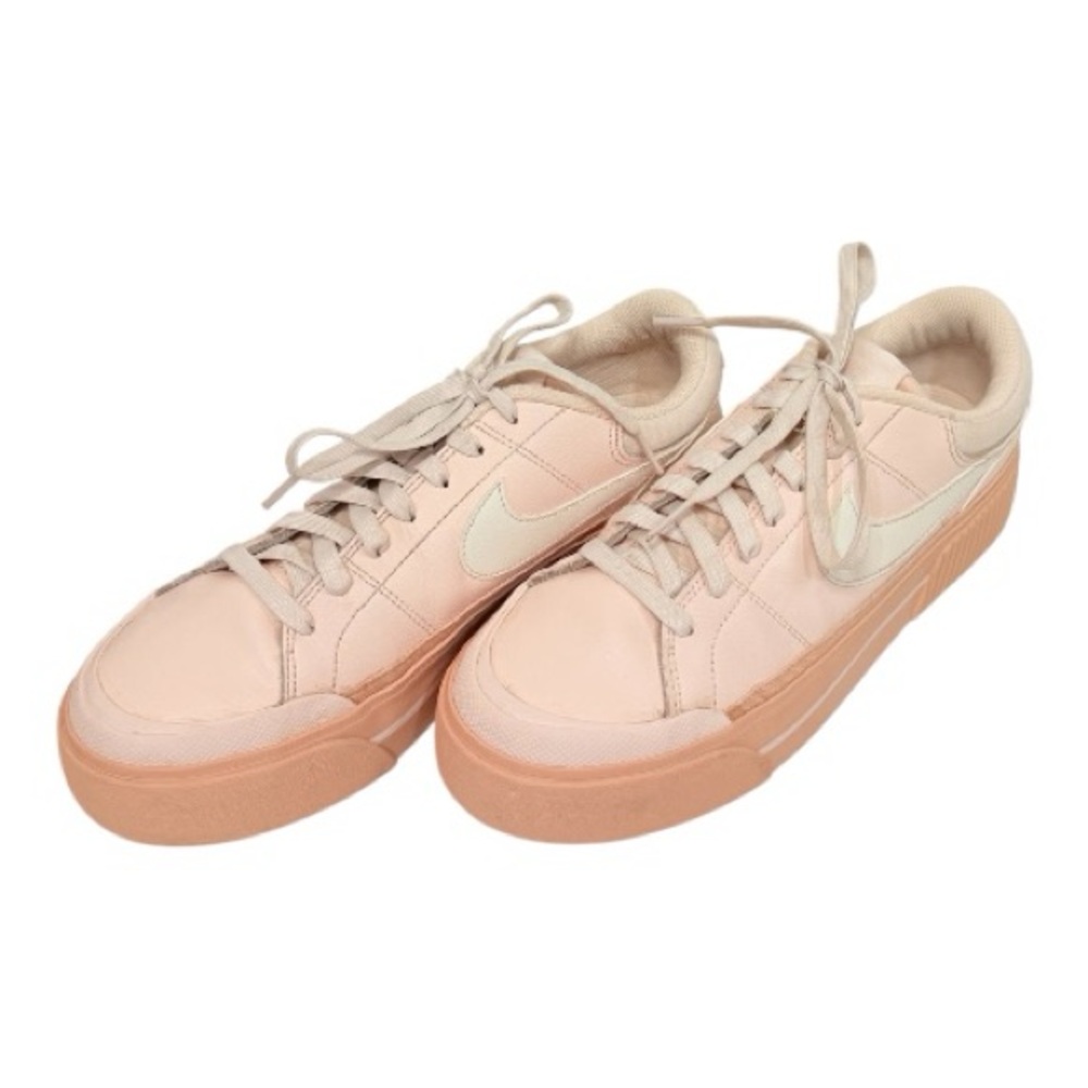 Nike Court Legacy Lift Platform Sneakers - Pink Light Madder Root - Size 9.5
